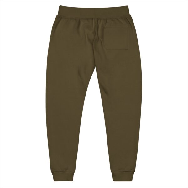Women's Dusty Rose, Maroon, or Military Green Fleece Sweatpants with Embroidery