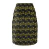 Elegant Floral BMerciful Print Women's Pencil Skirt