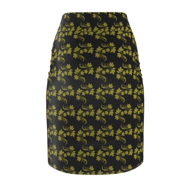 Elegant Floral BMerciful Print Women's Pencil Skirt