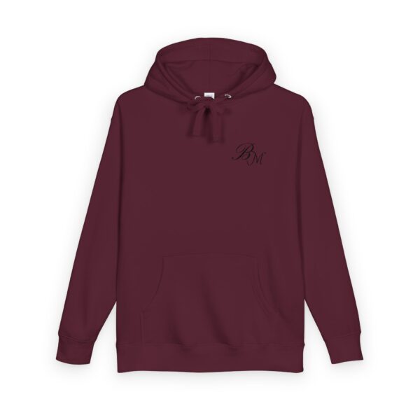 BMerciful's Women Dusty Rose, Maroon, or Military Green Monogram Fleece Hoodie