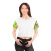 Tie-Dye Crop Tee - Vibrant Paint Splash Design for Festivals & Everyday Wear