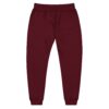 Women's Dusty Rose, Maroon, or Military Green Fleece Sweatpants with Embroidery