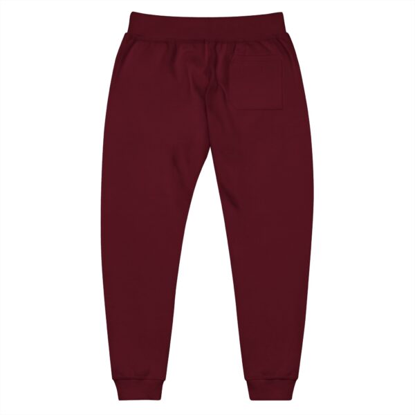 Women's Dusty Rose, Maroon, or Military Green Fleece Sweatpants with Embroidery