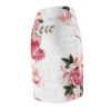 Roses Are Elegant Floral Print Women's Pencil Skirt - Perfect for Office and Casual Outfits