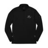 BMerciful's Addidas Black Quarter - Zip Pullover Embroidered Athletic Top
