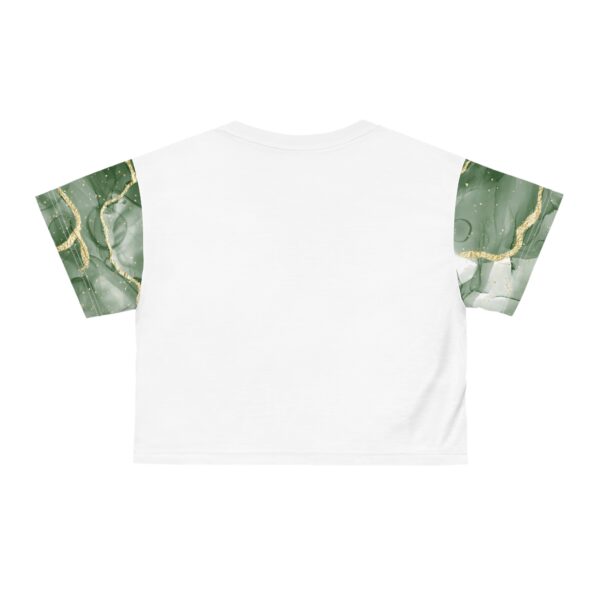 Elegant Print Women's Crop Top – Chic & Trendy Summer Top