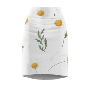 Summer's Eve Elegant Floral Print Women's Pencil Skirt