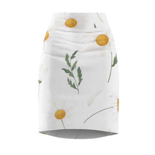 Summer's Eve Elegant Floral Print Women's Pencil Skirt