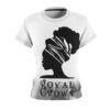 Royal Crown Women's Cut & Sew Tee - Empowering Black Heritage Fashion