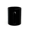Elegant Custom Black Mug with Gold Initials - Perfect Gift for Coffee Lovers