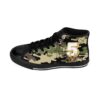 Men's High-Top Sneakers - Camouflage Robot Spider Web Design
