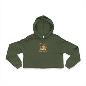 Royal Crown Women's Crowned - Cropped Hoodie