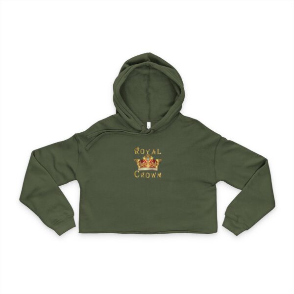 Royal Crown Women's Crowned - Cropped Hoodie