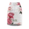 Roses Are Elegant Floral Print Women's Pencil Skirt - Perfect for Office and Casual Outfits