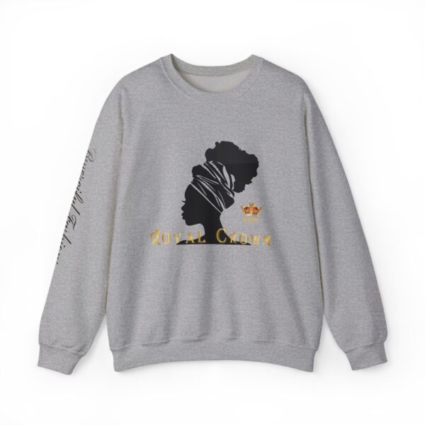 Royal Crown Women's Crewneck Sweatshirt - Stylish Afrocentric Fashion