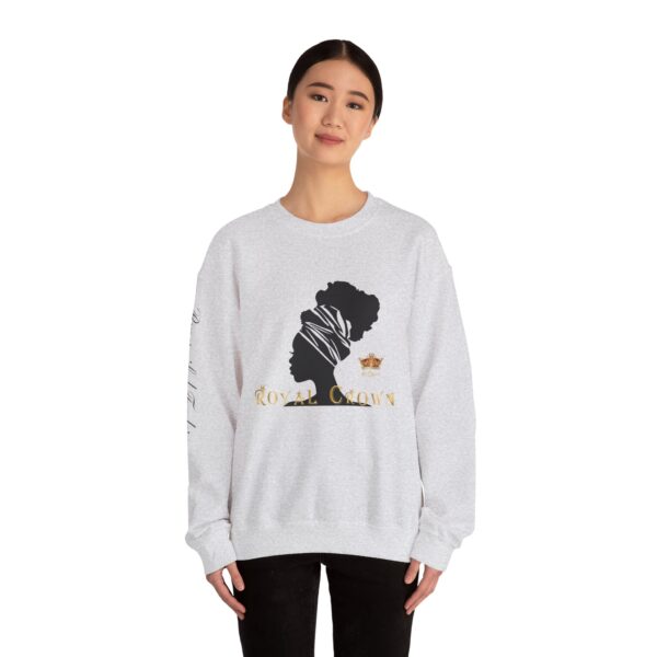 Royal Crown Women's Crewneck Sweatshirt - Stylish Afrocentric Fashion