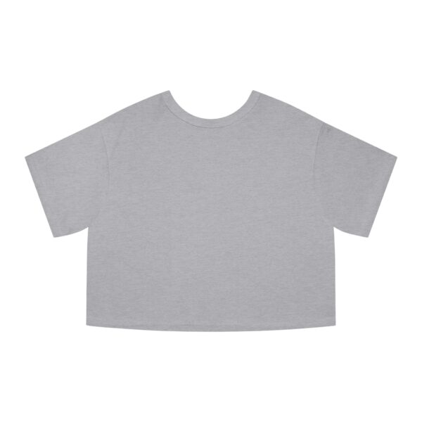 Champion Women's Cropped T-Shirt - Star Print with Bold 'Be Merciful' Design