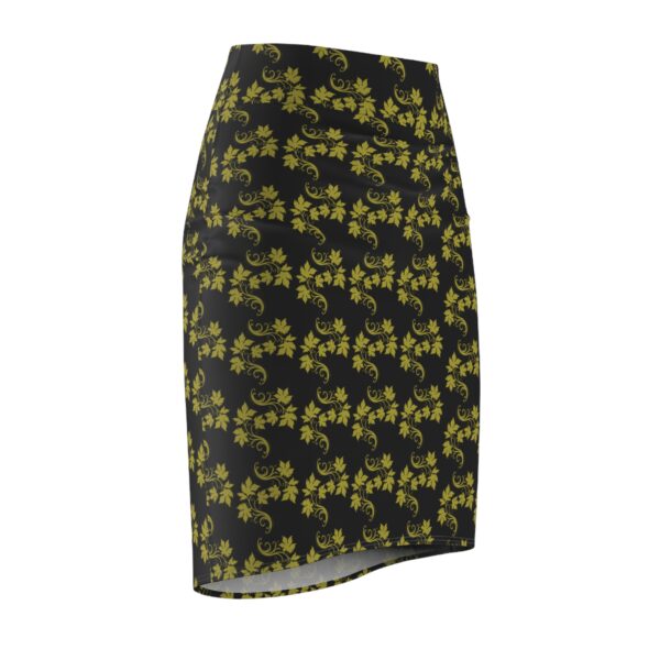 Elegant Floral BMerciful Print Women's Pencil Skirt