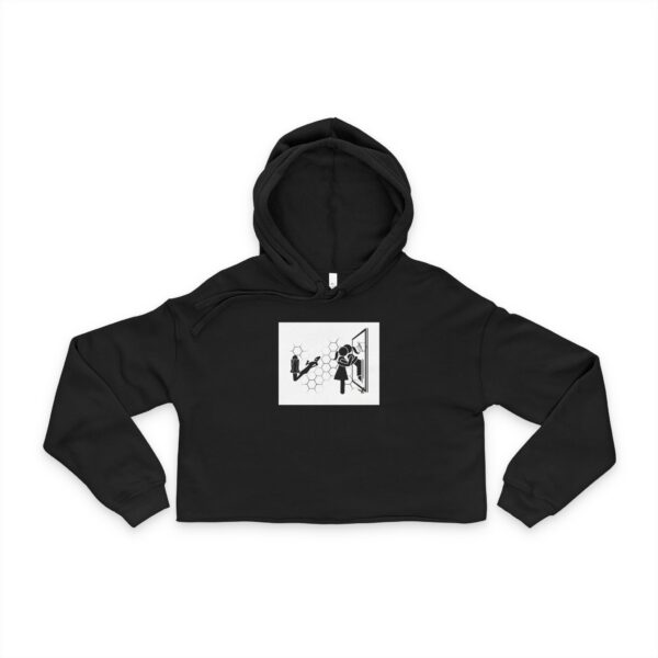 Alter Eagle _ A Woman Scorned - Cropped Hoodie with Unique Graphic Design