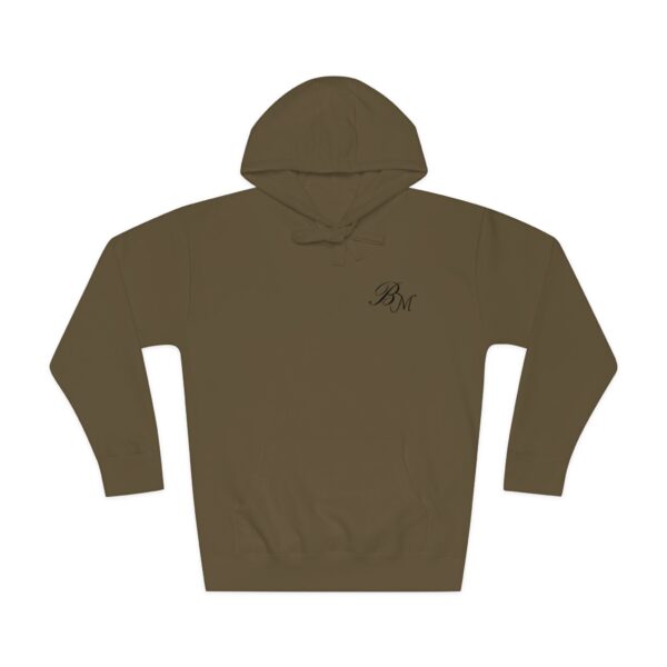 BMerciful's Women Dusty Rose, Maroon, or Military Green Monogram Fleece Hoodie