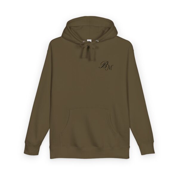 BMerciful's Women Dusty Rose, Maroon, or Military Green Monogram Fleece Hoodie