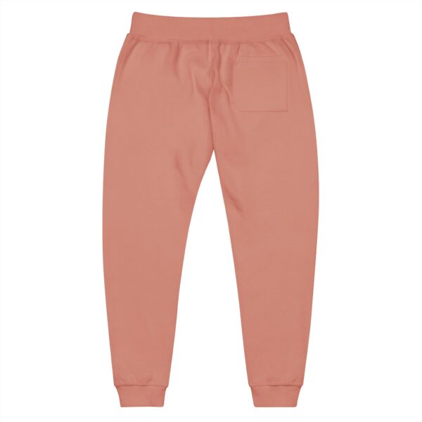 Women's Dusty Rose, Maroon, or Military Green Fleece Sweatpants with Embroidery