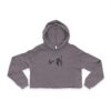 Alter Eagle _ A Woman Scorned - Cropped Hoodie with Unique Graphic Design
