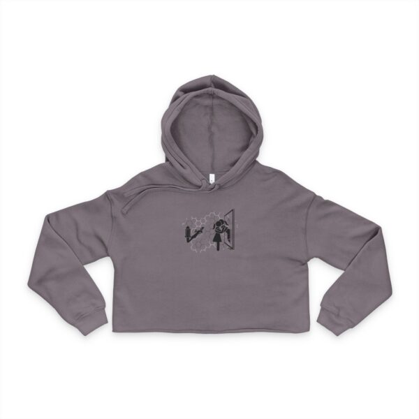 Alter Eagle _ A Woman Scorned - Cropped Hoodie with Unique Graphic Design