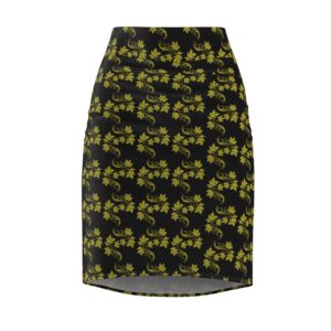 Elegant Floral BMerciful Print Women's Pencil Skirt