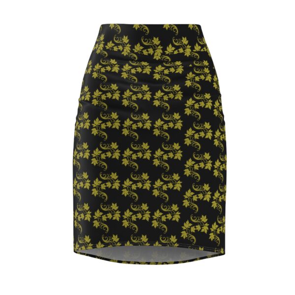 Elegant Floral BMerciful Print Women's Pencil Skirt