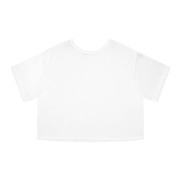 Champion Women's Cropped T-Shirt - Star Print with Bold 'Be Merciful' Design