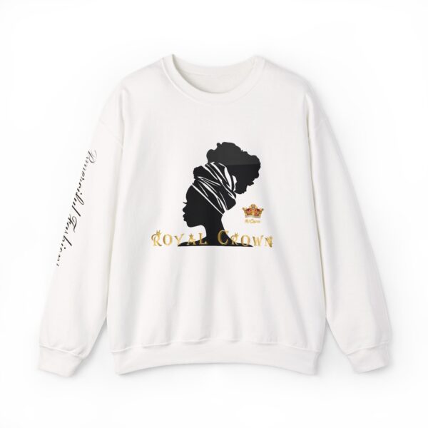 Royal Crown Women's Crewneck Sweatshirt - Stylish Afrocentric Fashion