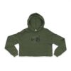 Alter Eagle _ A Woman Scorned - Cropped Hoodie with Unique Graphic Design