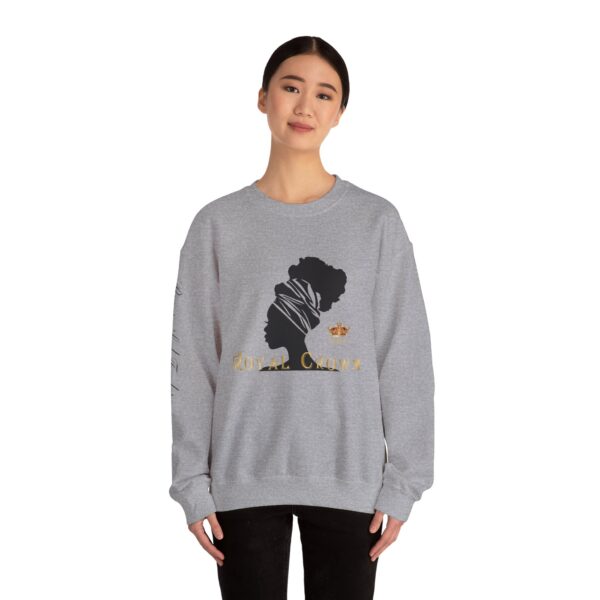 Royal Crown Women's Crewneck Sweatshirt - Stylish Afrocentric Fashion