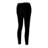 Royal Crown - Women's Cut & Sew Casual Leggings Black and Gold Emblem
