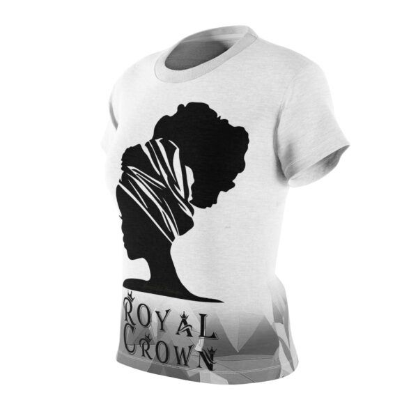 Royal Crown Women's Cut & Sew Tee - Empowering Black Heritage Fashion