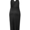 Bmerciful's Black Spaghetti Straps Wrapped Plus Size Beach Cover Up