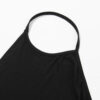 Bmerciful's Black Spaghetti Straps Wrapped Plus Size Beach Cover Up
