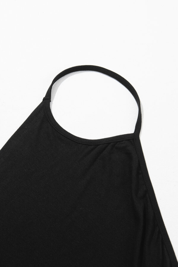 Bmerciful's Black Spaghetti Straps Wrapped Plus Size Beach Cover Up